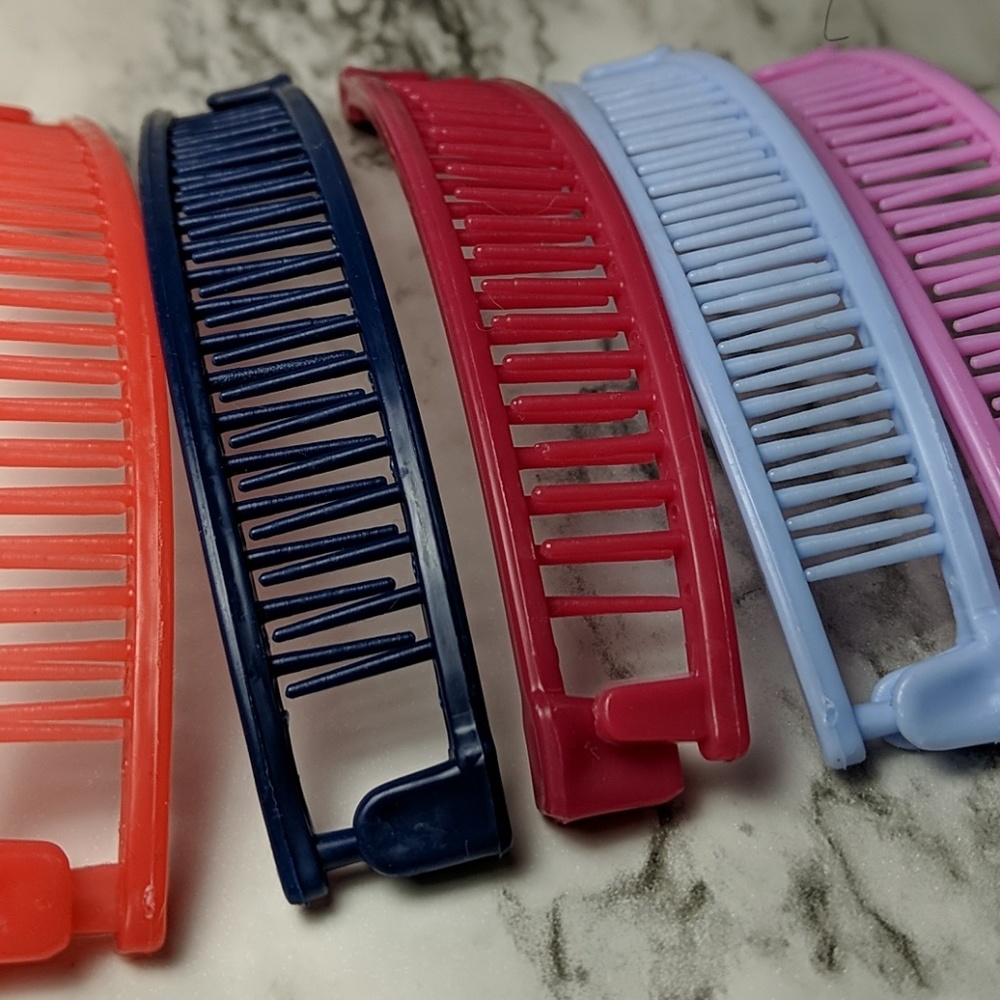 Colorful Hair Comb Clips - Picture 2 of 3